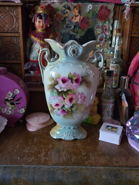 Other - Vintage Rose Vase Romantic Cottagecore